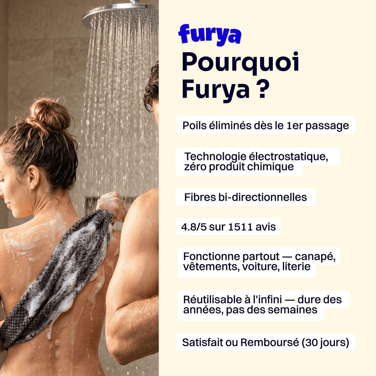 Gant pour poils Furya™