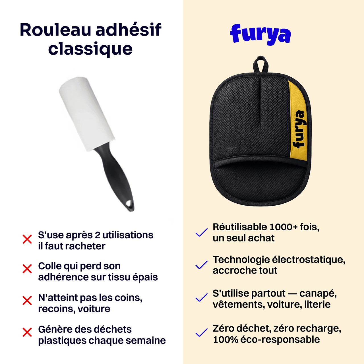 Gant pour poils Furya™